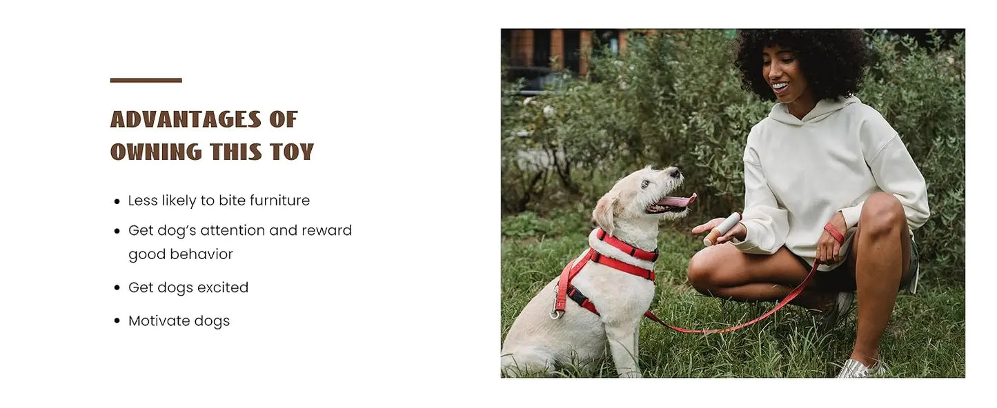 Squeaky Cigarette Plush Dog Toy