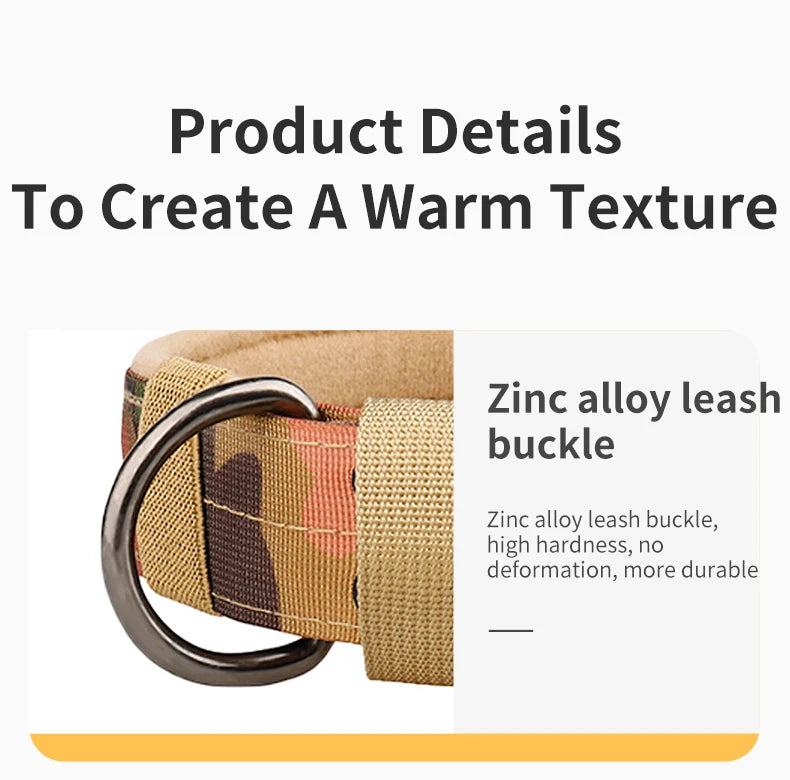 Tactical Adjustable Nylon Medium/Large Dog Collar
