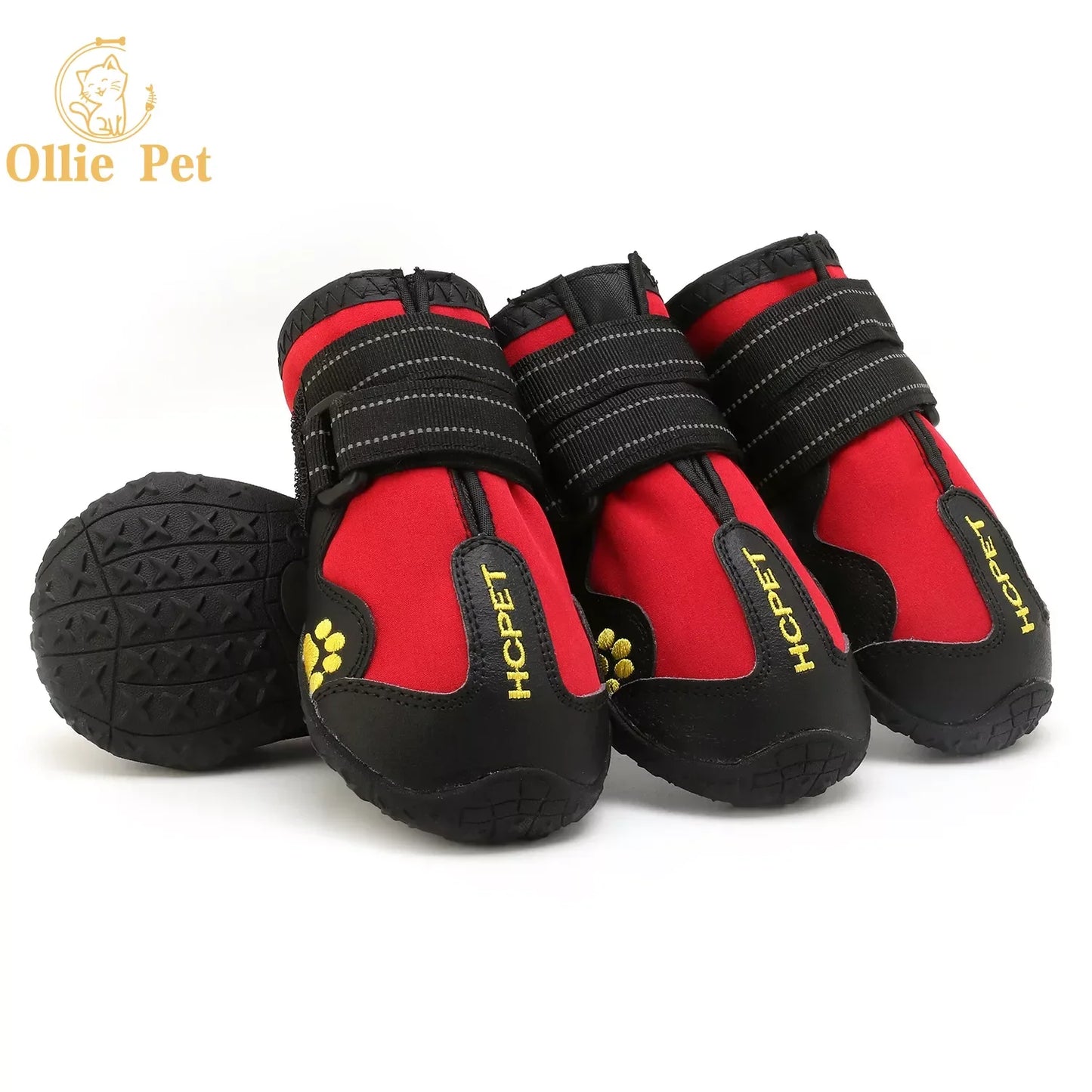 Waterproof Dog Boots - Anti-Slip & Reflective