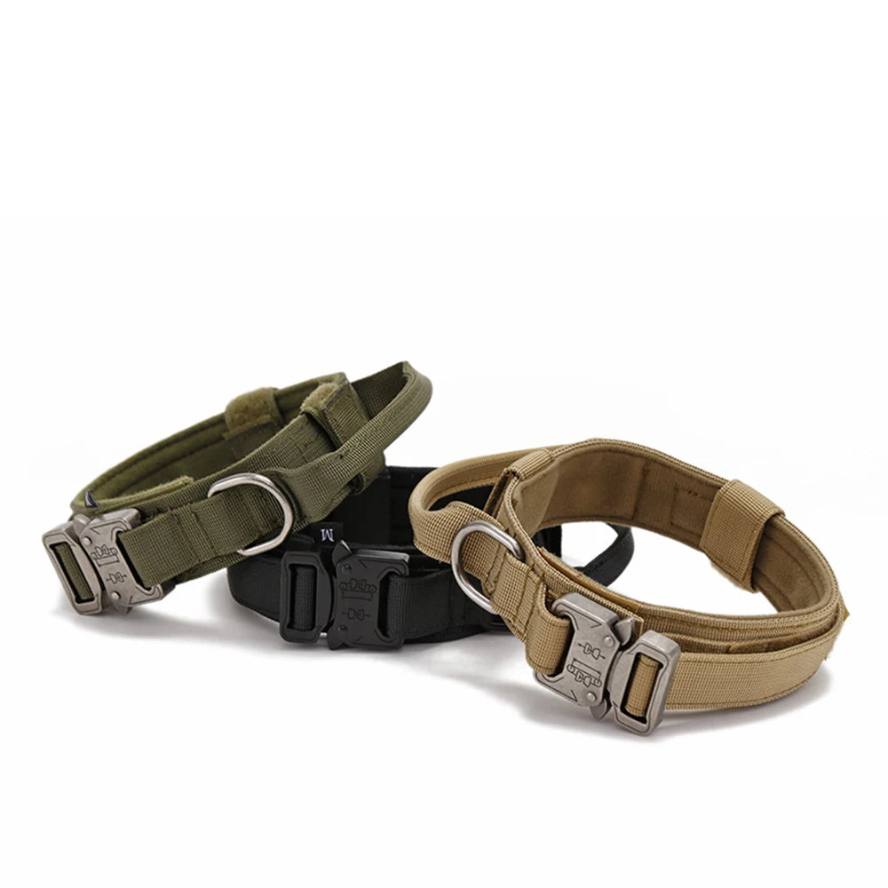 Tactical Reflective Dog Collar & Leash Set