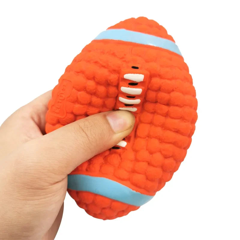 Squeaky Sports Ball Dog Chew Toys