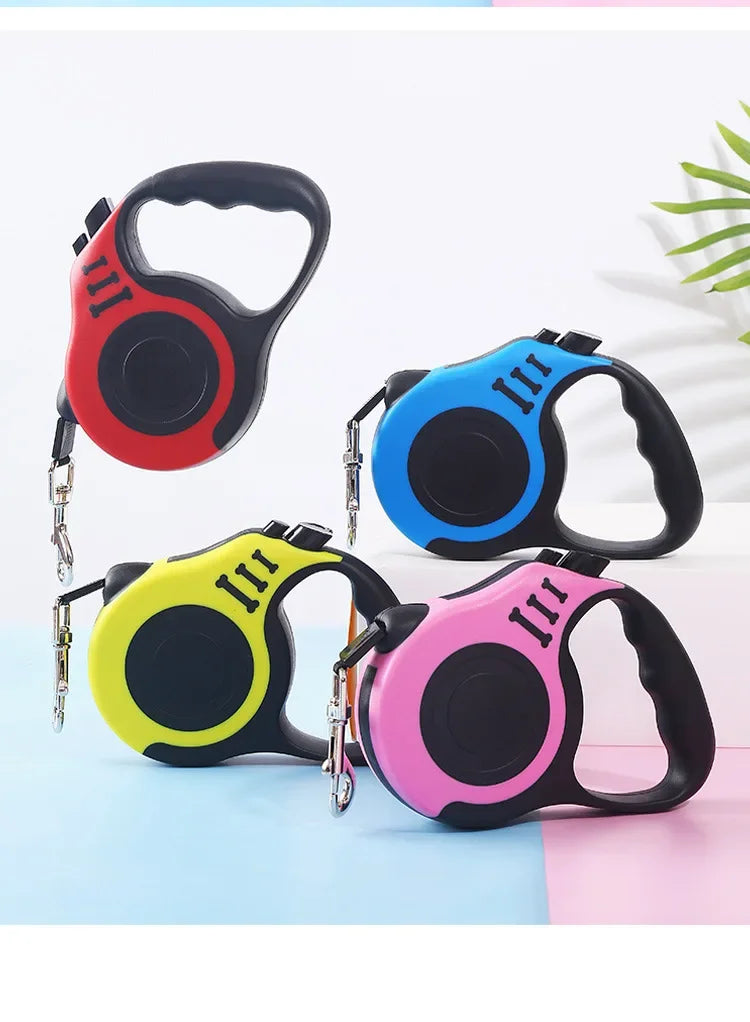 Retractable Nylon Dog Leash – 3M/5M