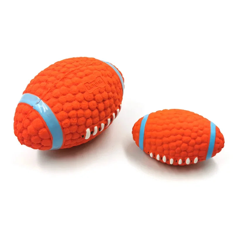 Squeaky Sports Ball Dog Chew Toys
