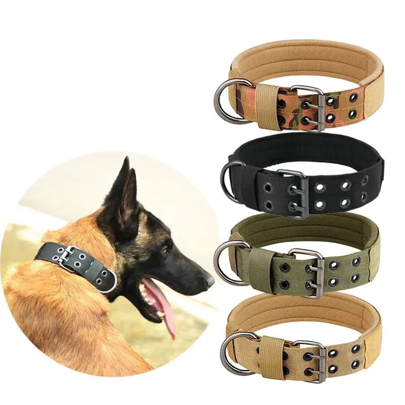 Tactical Adjustable Nylon Medium/Large Dog Collar