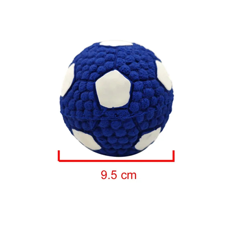 Squeaky Sports Ball Dog Chew Toys