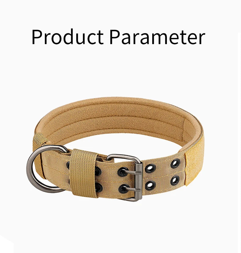 Tactical Adjustable Nylon Medium/Large Dog Collar