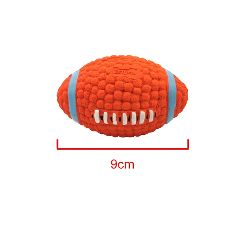 Squeaky Sports Ball Dog Chew Toys