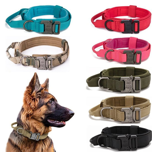 Tactical Reflective Dog Collar & Leash Set