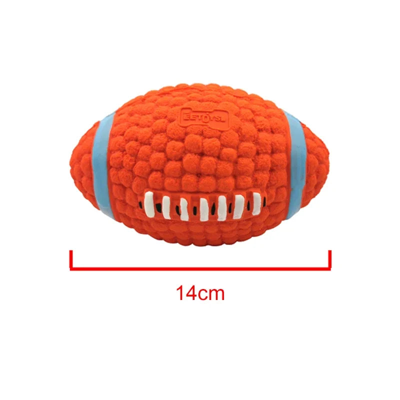 Squeaky Sports Ball Dog Chew Toys