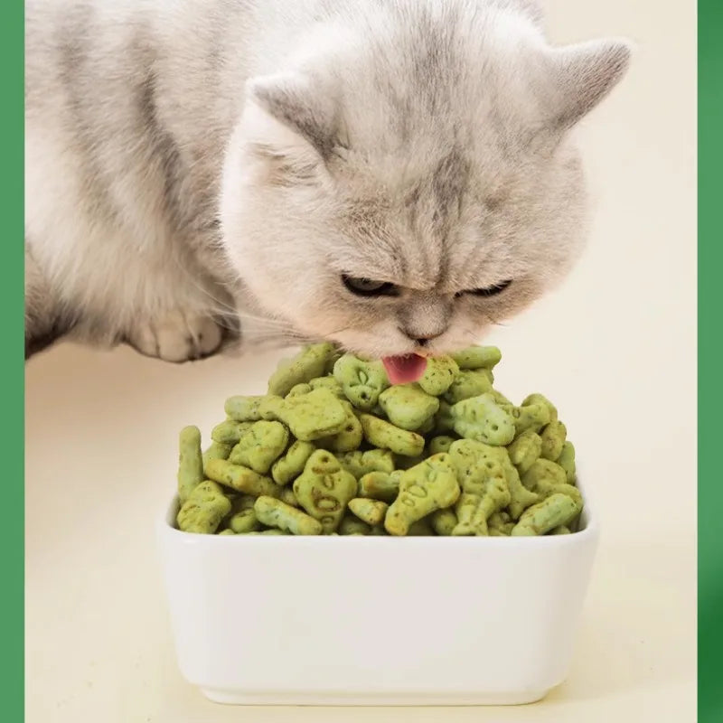 Mint Cat Biscuits - Teeth Cleaning & Nutrition