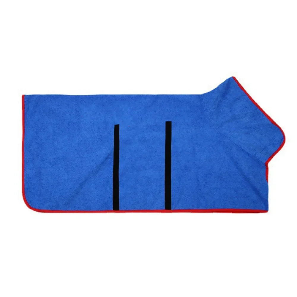 Quick-Dry Absorbent Dog Bathrobe – All Sizes