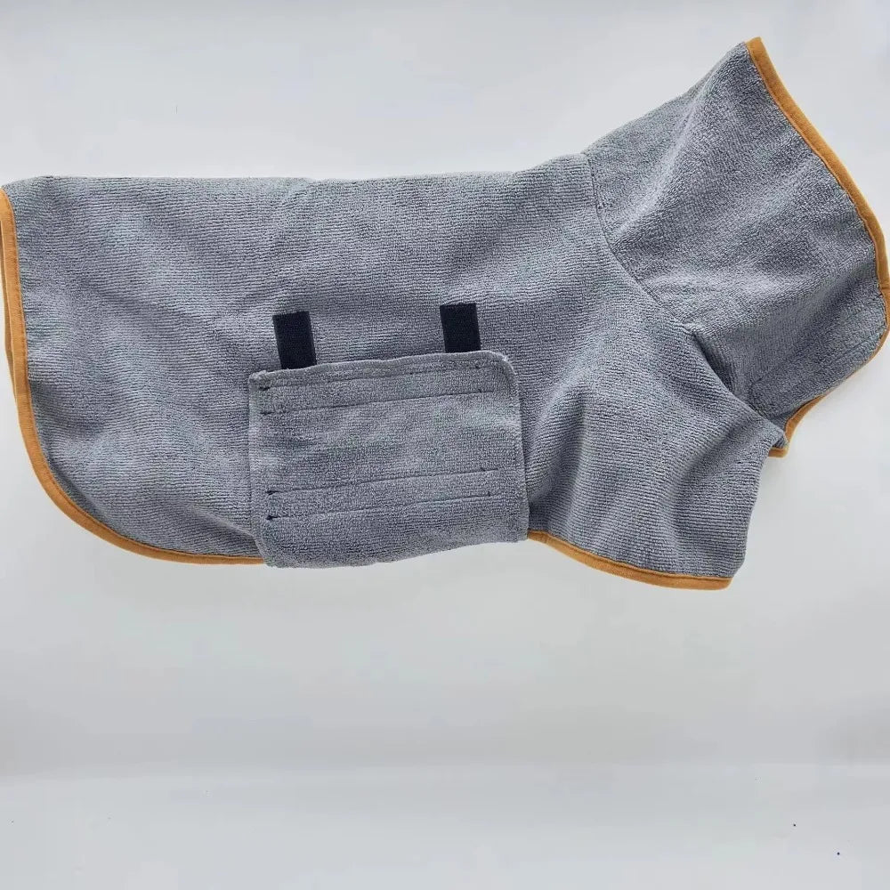 Quick-Dry Absorbent Dog Bathrobe – All Sizes