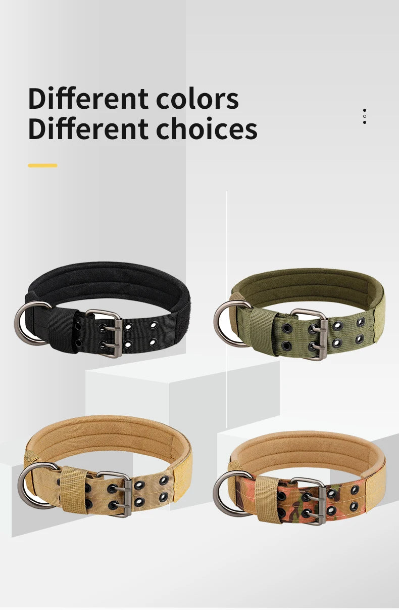 Tactical Adjustable Nylon Medium/Large Dog Collar