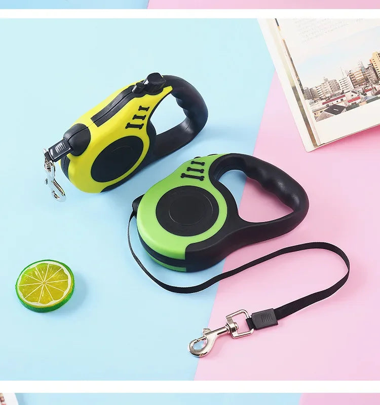 Retractable Nylon Dog Leash – 3M/5M