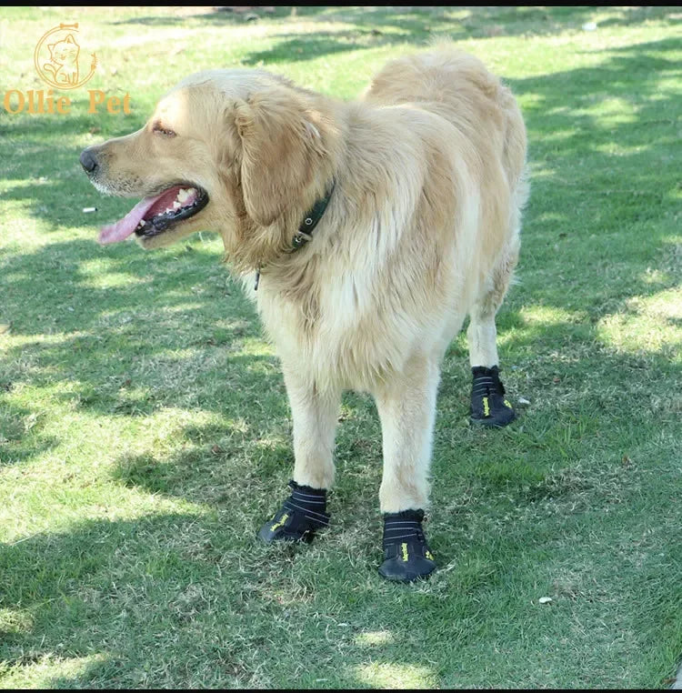Waterproof Dog Boots - Anti-Slip & Reflective