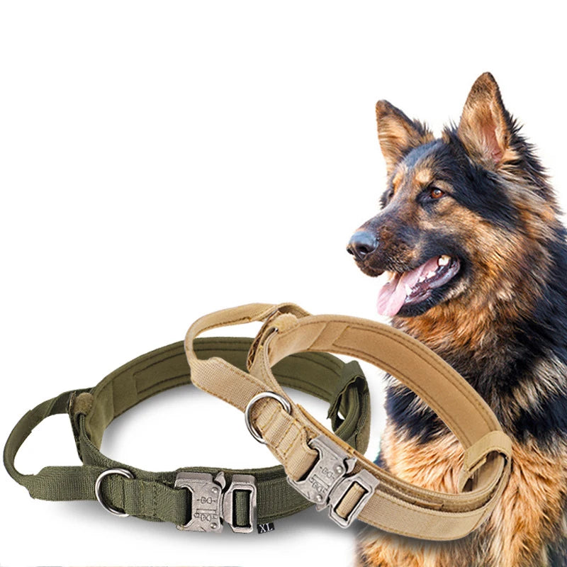 Tactical Reflective Dog Collar & Leash Set