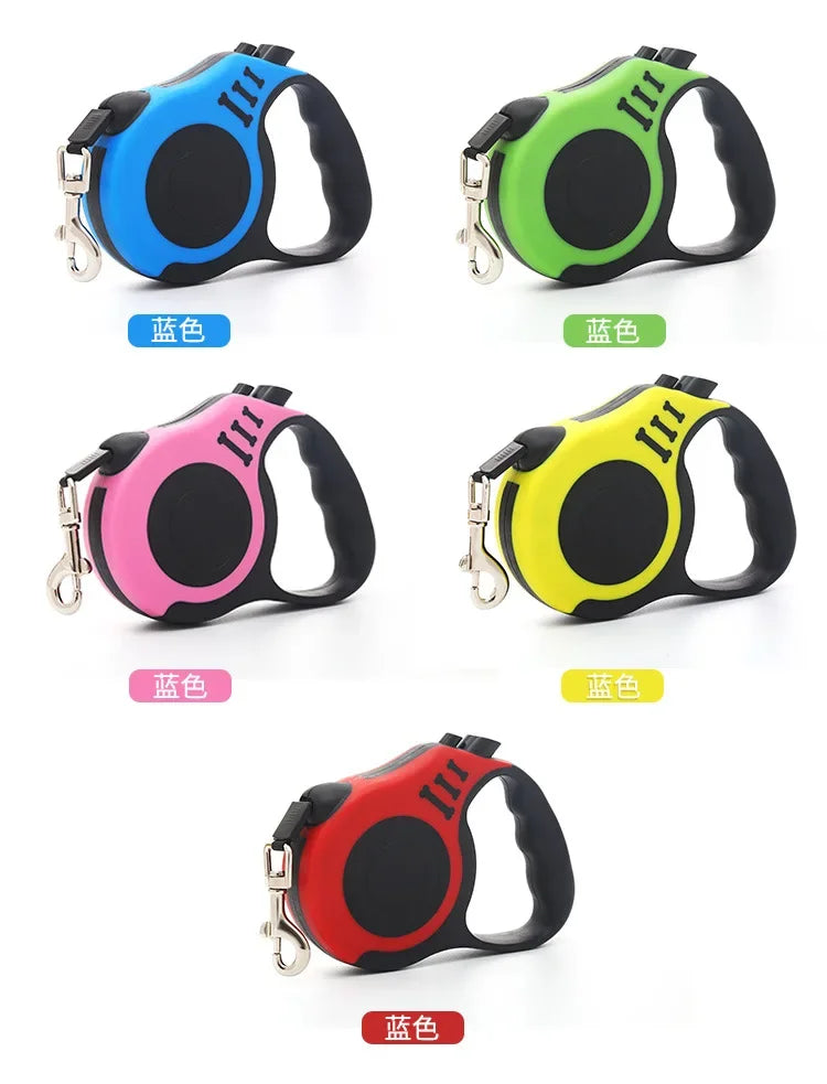 Retractable Nylon Dog Leash – 3M/5M