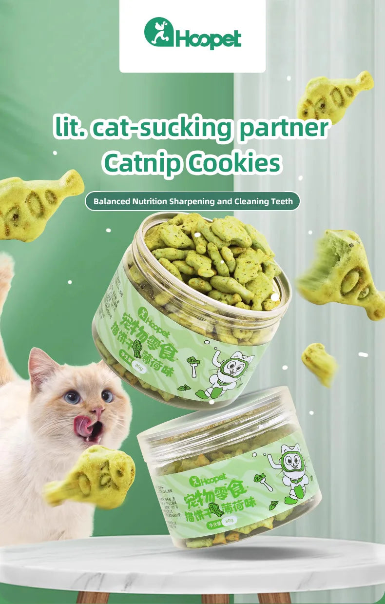 Mint Cat Biscuits - Teeth Cleaning & Nutrition