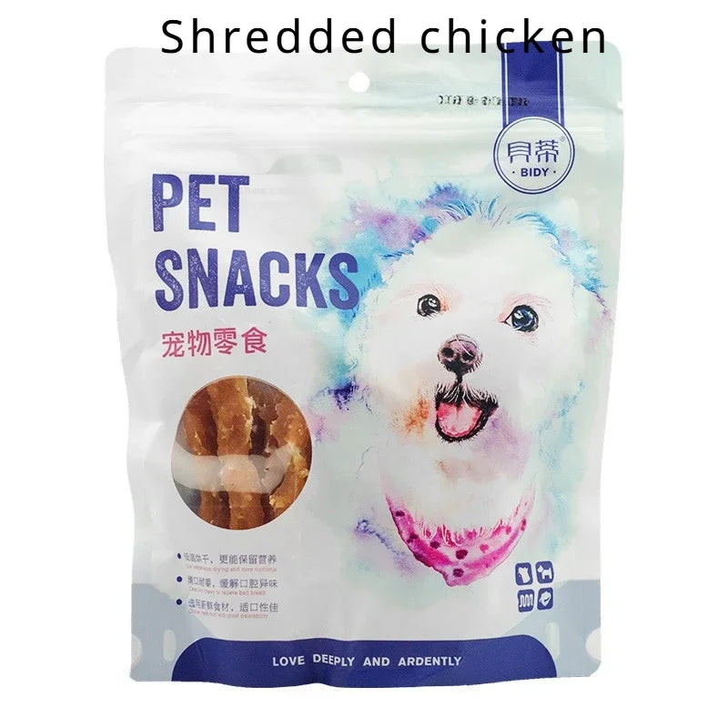 Dog Teeth Cleaning Biscuits - Chicken, Beef, Milk - High Protein Nutritional Pet Snacks