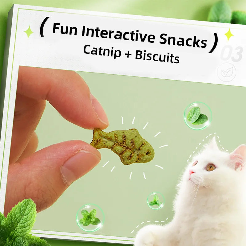 Mint Cat Biscuits - Teeth Cleaning & Nutrition