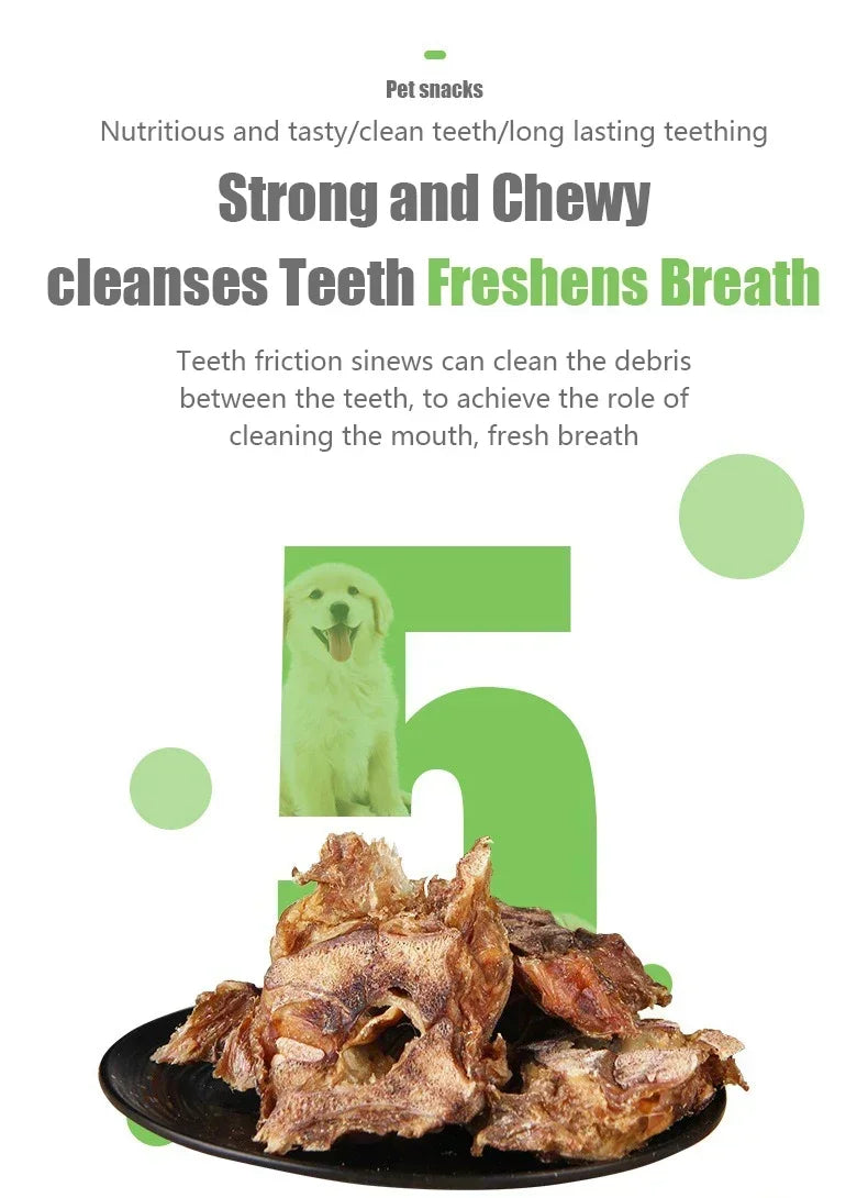 Low-Temp Baked Beef Rib Dog Bones: Dental Chews for Clean Teeth, Fresh Breath & Digestion
