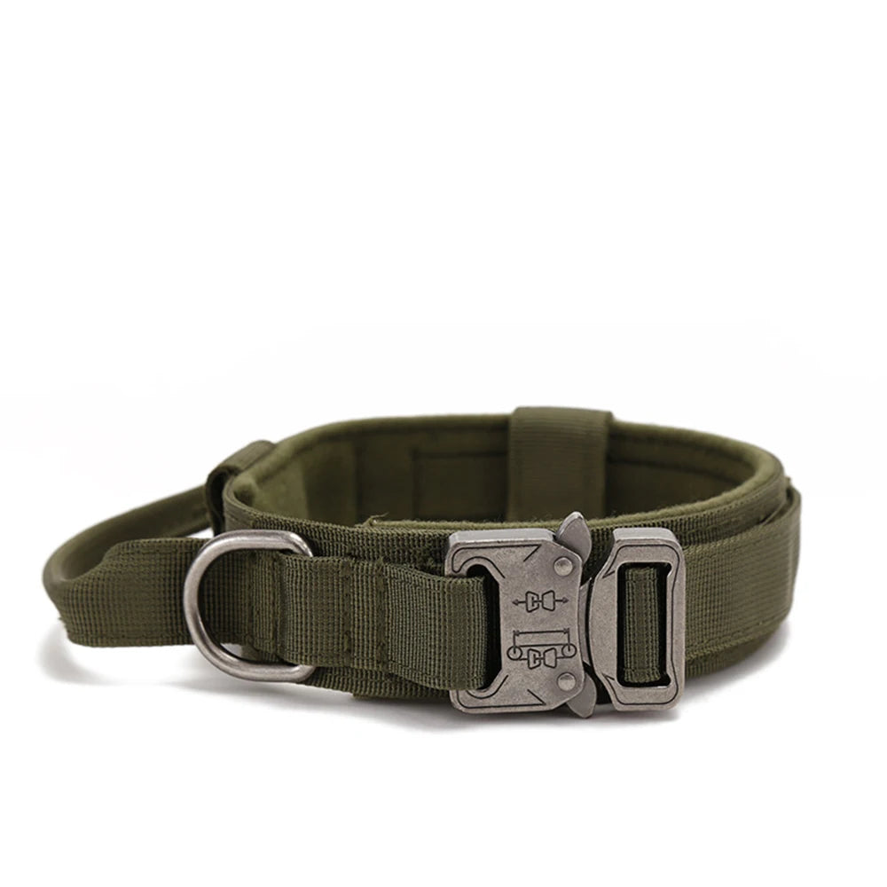 Tactical Reflective Dog Collar & Leash Set