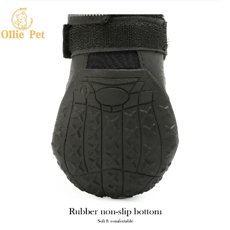 Waterproof Dog Boots - Anti-Slip & Reflective