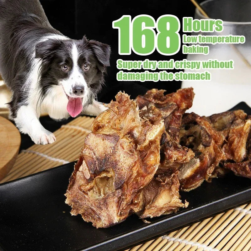 Low-Temp Baked Beef Rib Dog Bones: Dental Chews for Clean Teeth, Fresh Breath & Digestion