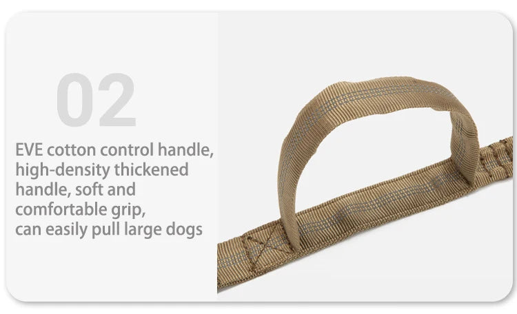 Tactical Reflective Dog Collar & Leash Set