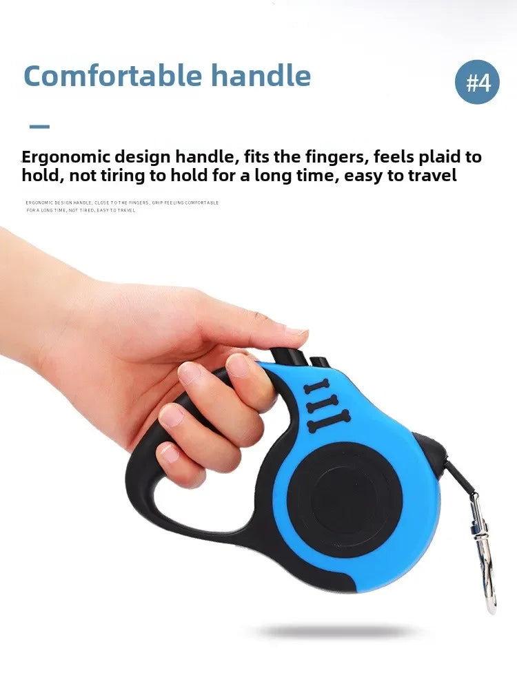 Retractable Nylon Dog Leash – 3M/5M