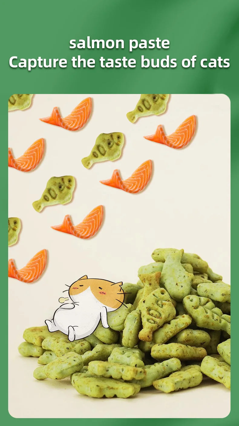 Mint Cat Biscuits - Teeth Cleaning & Nutrition