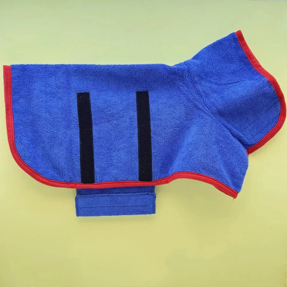 Quick-Dry Absorbent Dog Bathrobe – All Sizes