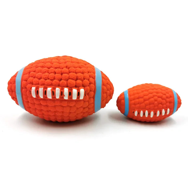 Squeaky Sports Ball Dog Chew Toys
